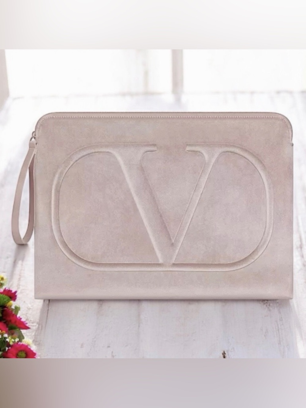 Valentino Pink Nude Laptop IPad Clutch Pouch (A436)